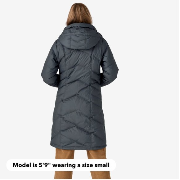 Patagonia Down With It Parka size Medium Navy Blue - Picture 6 of 6